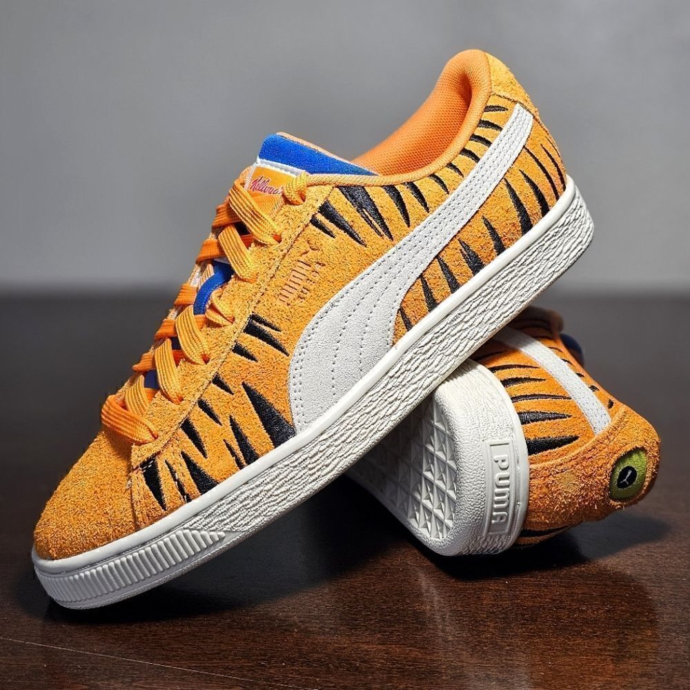 Puma Suede Frosted Flakes Tony The Tiger Shoes Stripes Youth 5.5 Big Kids New